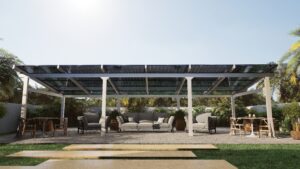 Residential Solar Pergola