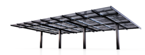 Dual Cantilever watertight solar carport